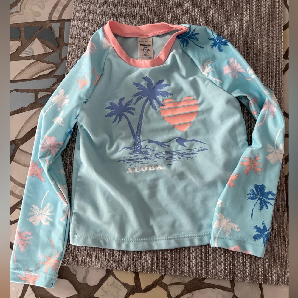 Carters swim rash guard 3t
